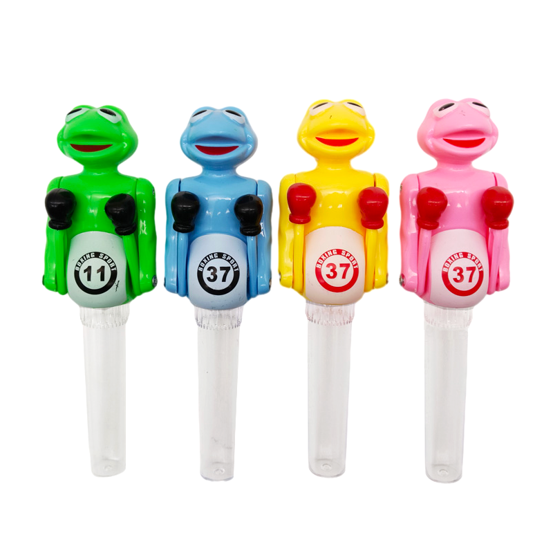 Boxing frog candy toy
